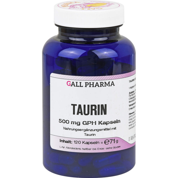 GALL PHARMA Taurin 500 mg GPH Kapseln, 120 pc Capsules