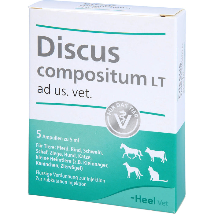 Heel Discus compositum LT ad us. vet., 5 pcs. Ampoules