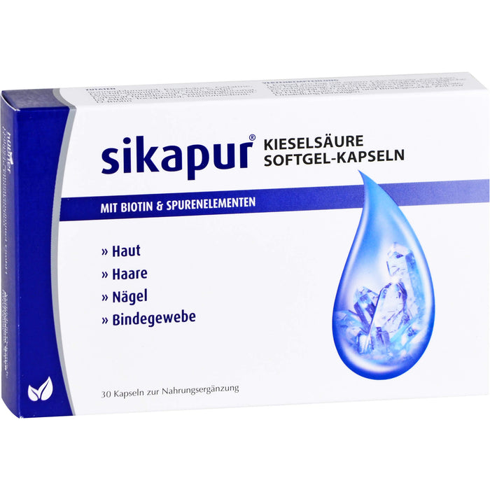 sikapur Kieselsäure Softgel-Kapseln, 30 pcs. Capsules