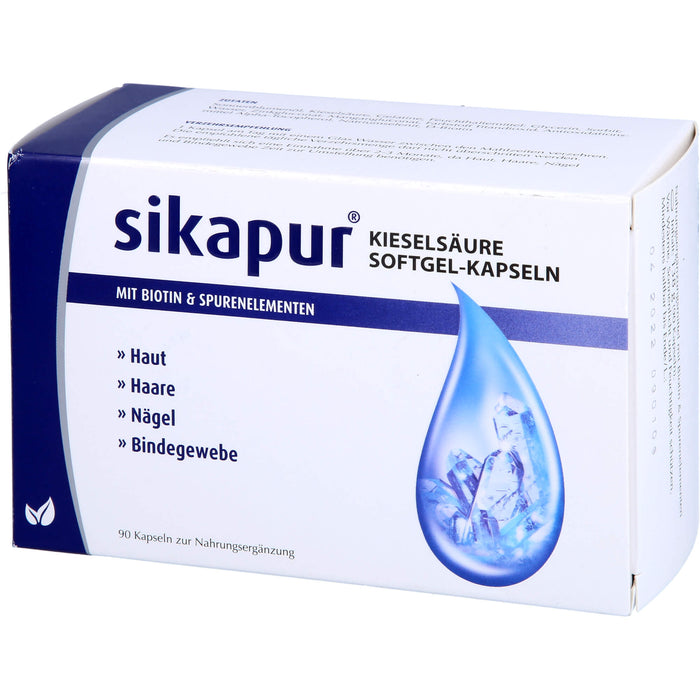 sikapur Kieselsäure Softgel-Kapseln, 90 St. Kapseln