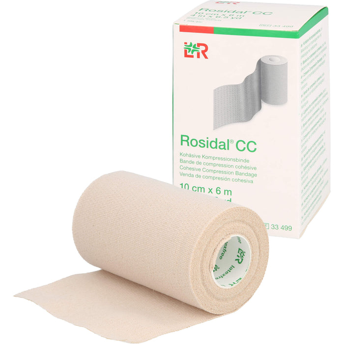 Rosidal CC Kohäsive Kompressionsbinde 10 cm x 6 m, 1 pc Bandage