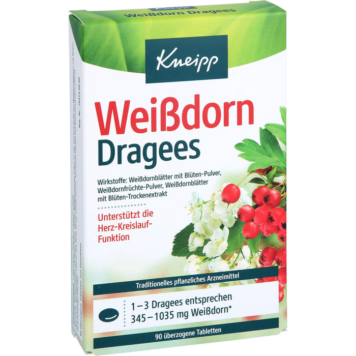 Kneipp Weißdorn Dragees, 90 pcs. Tablets