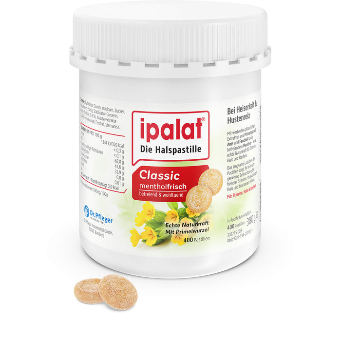 Ipalat Halspastillen classic, 400 pcs. Pastilles