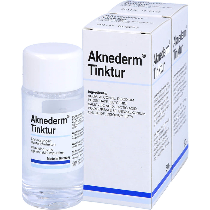 Aknederm Tinktur gegen Hautunreinheiten, 100 ml Lösung