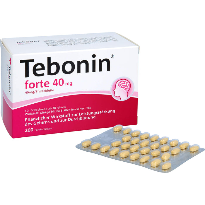 Tebonin forte 40 mg Tabletten, 200 pcs. Tablets