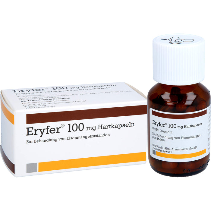 Eryfer 100 mg Hartkapseln bei Eisenmangelzuständen, 50 St. Kapseln