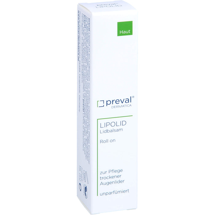 Preval Lipolid Lidbalsam Roll-On, 15 ml Cream