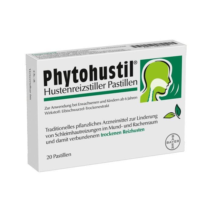 Phytohustil Hustenreizstiller Pastillen, 20 pcs. Pastilles