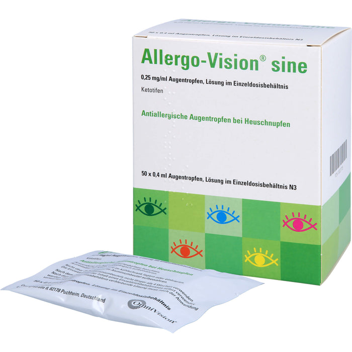 Allergo-Vision sine 0,25 mg/ml Augentropfen, Lösung im Einzeldosisbehältnis, 50X0.4 ml EDP