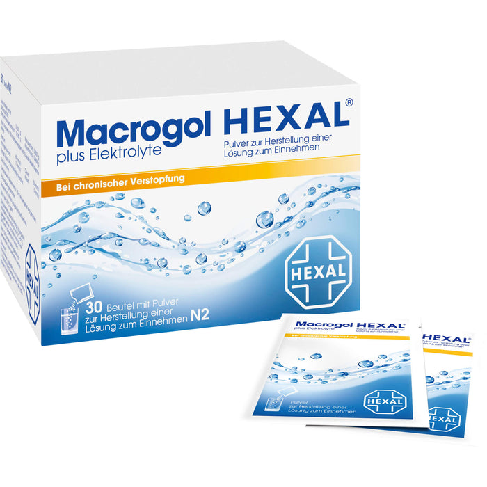 Macrogol HEXAL plus Elektrolyte, 30 pc Sachets