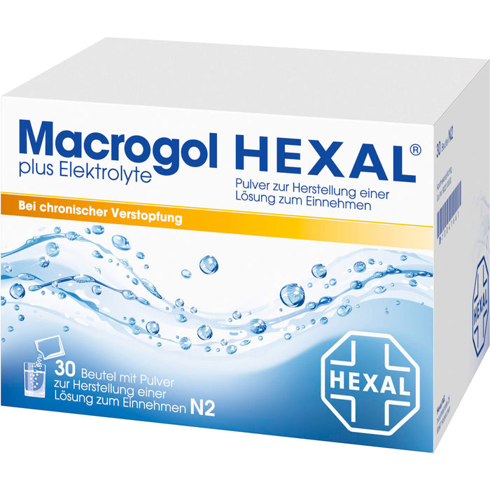 Macrogol HEXAL plus Elektrolyte, 30 pc Sachets