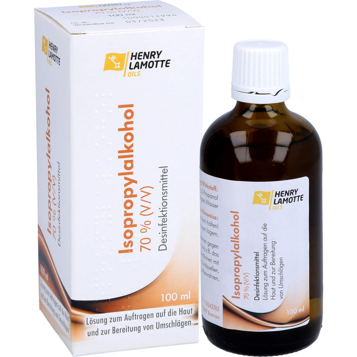 HENRY LAMOTTE Isopropylalkohol 70 % Desinfektionsmittel, 100 ml Lösung