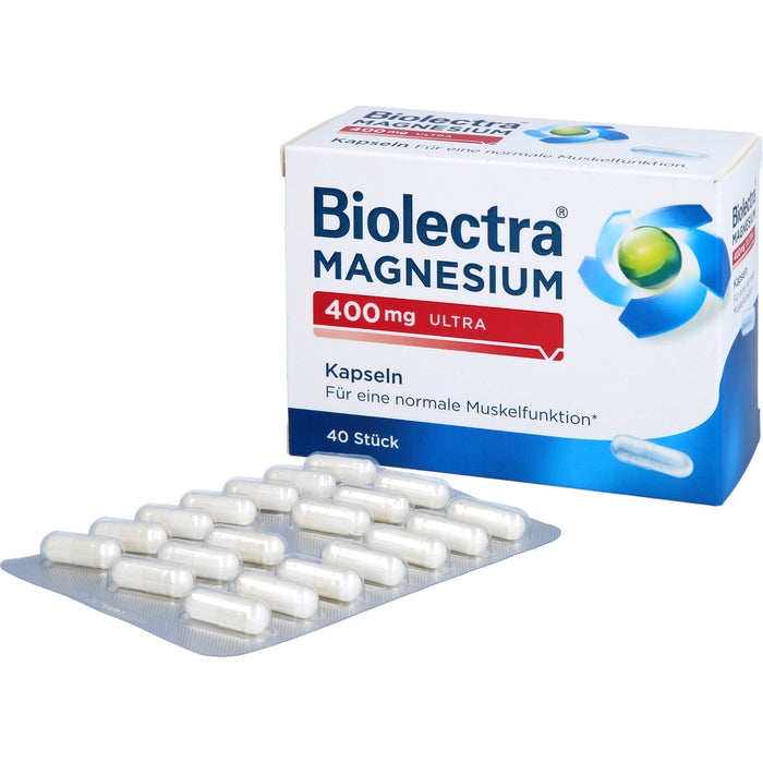 Biolectra Magnesium 400 mg ultra Kapseln, 40 pcs. Capsules