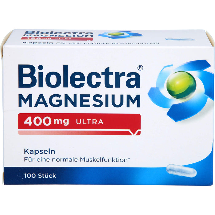 Biolectra Magnesium 400 mg ultra Kapseln, 100 pc Capsules