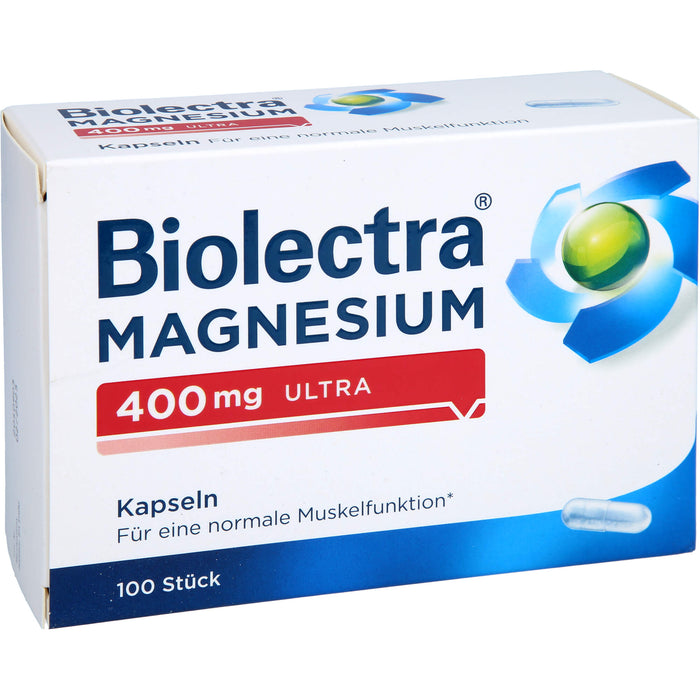 Biolectra Magnesium 400 mg ultra Kapseln, 100 pcs. Capsules