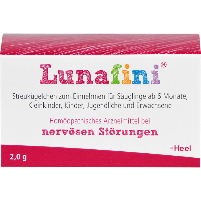 Lunafini Streukügelchen bei nervösen Störungen, 2 g Globuli