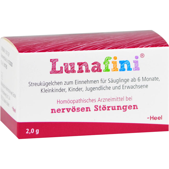 Lunafini Streukügelchen bei nervösen Störungen, 2 g Globuli