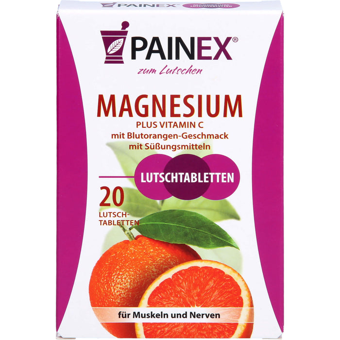 PAINEX Magnesium plus Vitamin C Lutschtabletten, 20 St. Tabletten