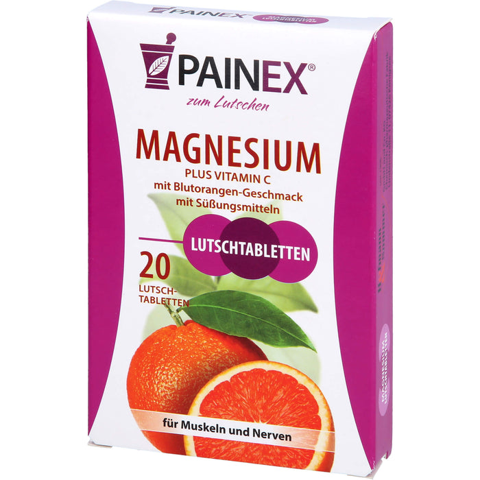 PAINEX Magnesium plus Vitamin C Lutschtabletten, 20 St. Tabletten