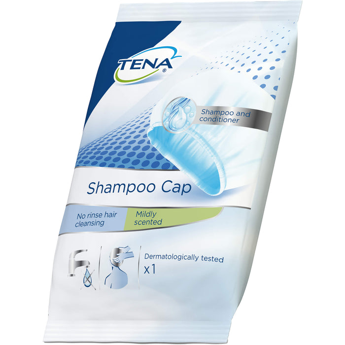 TENA PROskin Shampoo Cap Einweg-Waschhaube mit sanftem Shampoo und Spülung, 1 pcs. Masks