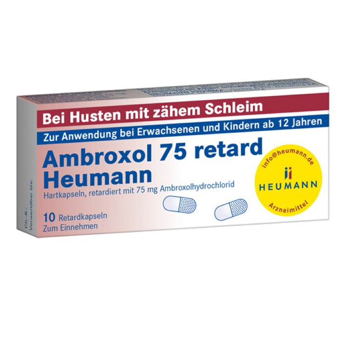 Ambroxol 75 retard Heumann Retardkapseln, 10 pcs. Capsules