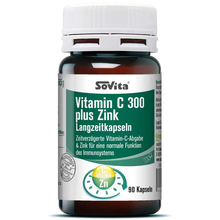 Sovita care Vitamin C 300 plus Zink Langzeitkapsel, 90 St WKA