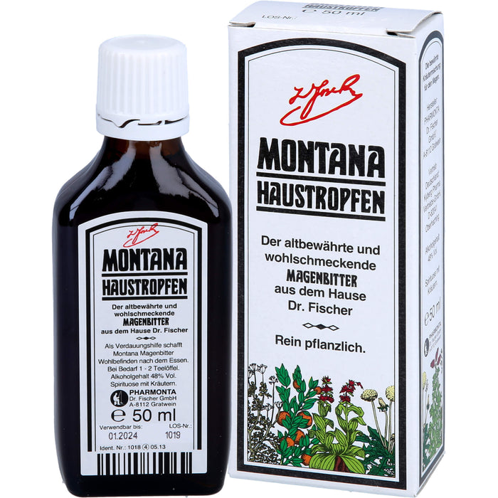 MONTANA Haustropfen Kräutermischung für den Magen, 50 ml Lösung