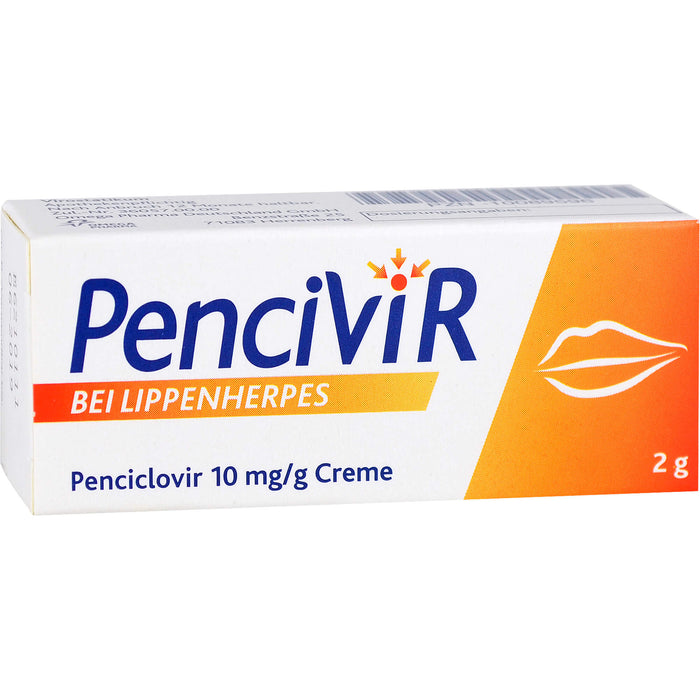 Pencivir bei Lippenherpes Creme, 2 g Creme