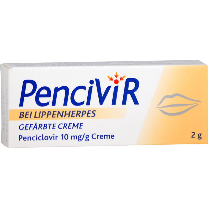 Pencivir bei Lippenherpes gefärbte Creme, 2 g Creme