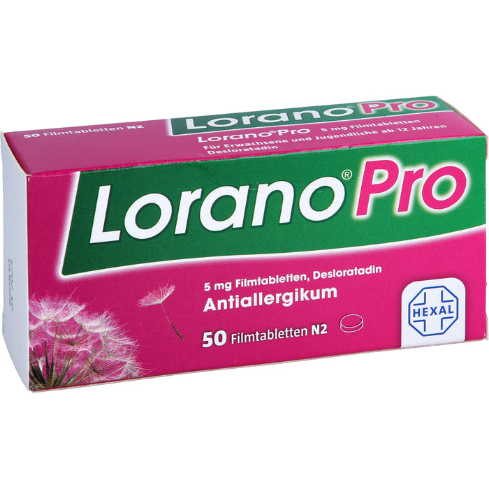 Lorano Pro Filmtabletten Antiallergikum, 50 St. Tabletten