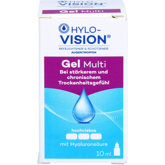 HYLO-VISION Gel Multi Augentropfen, 10 ml Solution