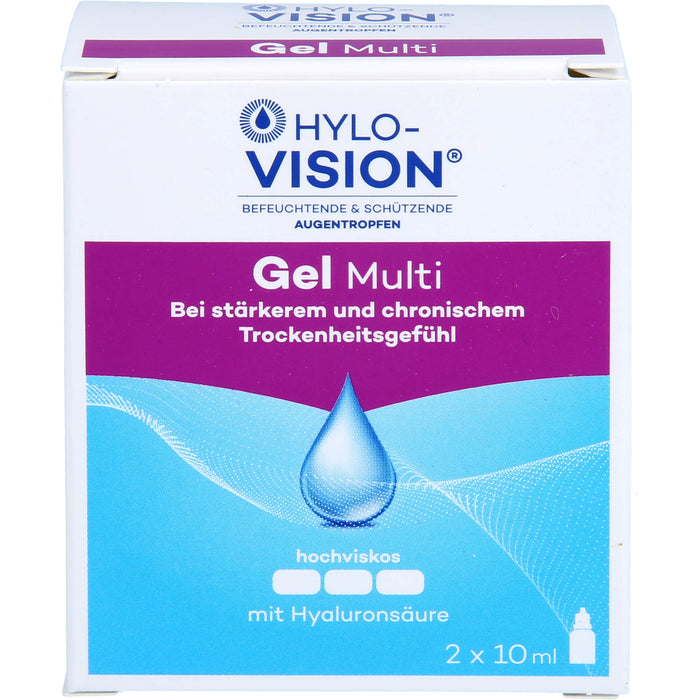 HYLO-VISION Gel Multi Augentropfen, 20 ml Solution