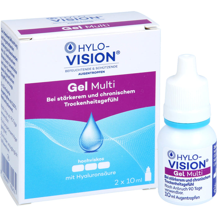 HYLO-VISION Gel Multi Augentropfen, 20 ml Solution