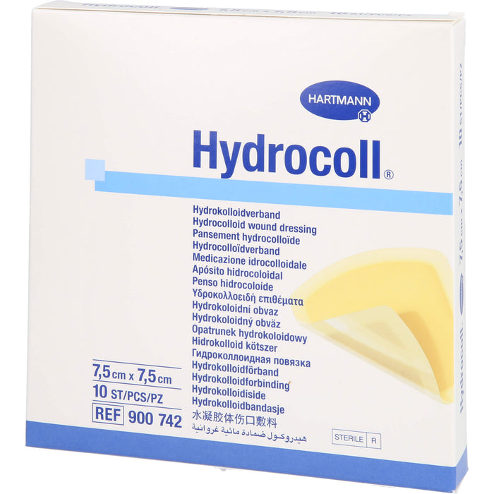 HYDROCOLL 7,5x7,5cm Wundverband CPC, 10 St KOM