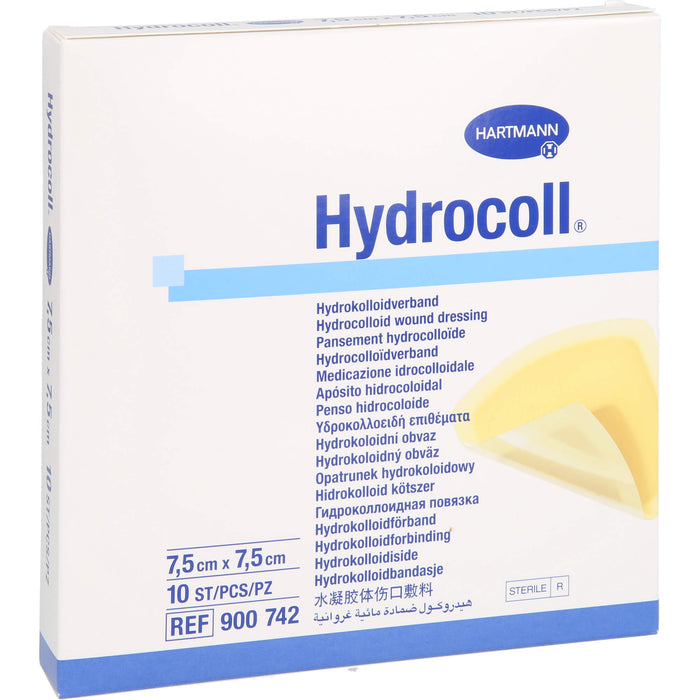 HYDROCOLL 7,5x7,5cm Wundverband CPC, 10 St KOM