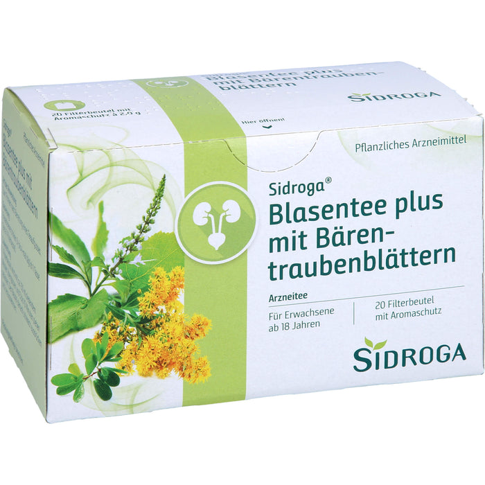 Sidroga Blasentee plus mit Bärentraubenblättern, 20 St. Filterbeutel