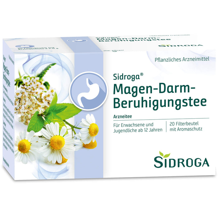 Sidroga Magen-Darm-Beruhigungstee Filterbeutel, 20 pcs. Filter bag