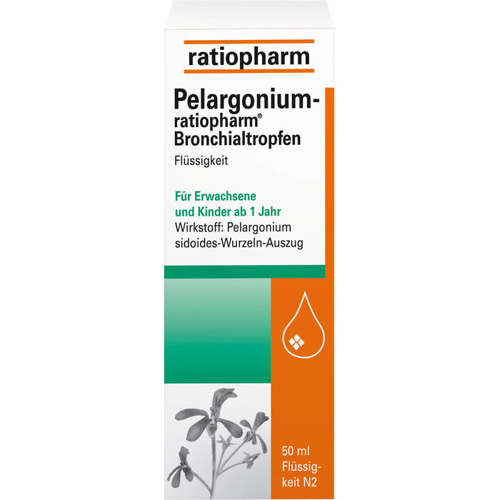 Pelargonium-ratiopharm Bronchialtropfen, 50 ml Solution