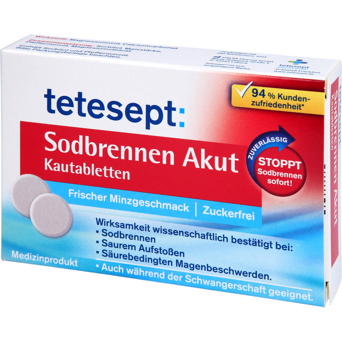 tetesept Sodbrennen Akut, 20 St. Tabletten