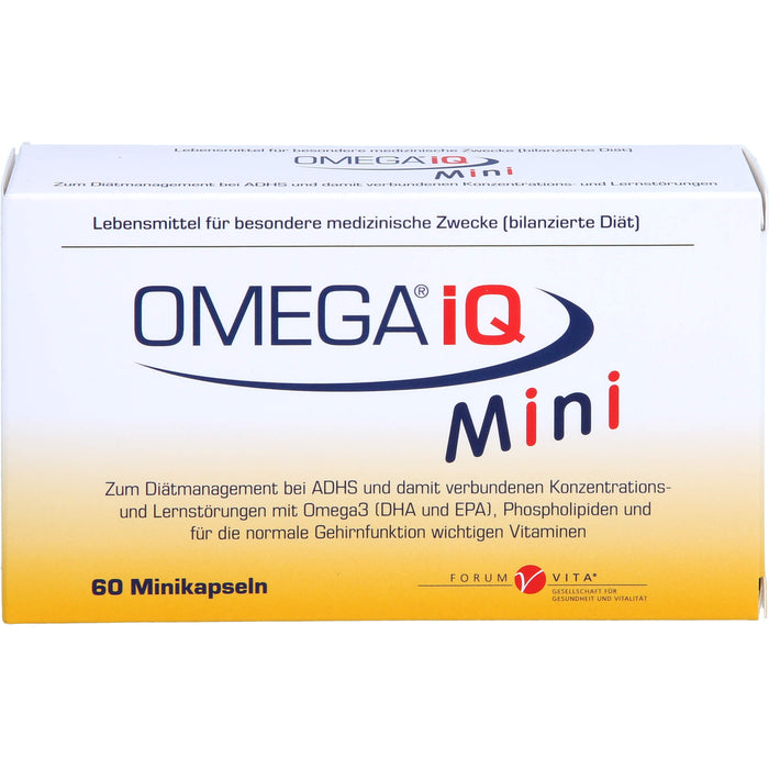 FORUM VITA Omega iQ Mini Kapseln, 60 pc Capsules