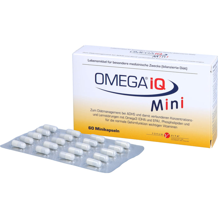 FORUM VITA Omega iQ Mini Kapseln, 60 pc Capsules