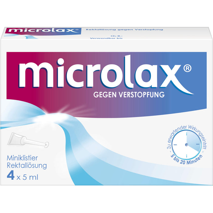 microlax Miniklistier Rektallösung Reimport EurimPharm, 4 pcs. Enemas