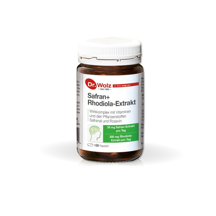 Dr. Wolz Safran+Rhodiola-Extrakt Kapseln, 120 pc Capsules