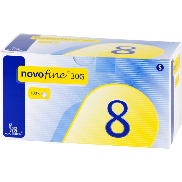 Novofine 8 Kanuelen 0,3x8mm 30G, 100 St KAN