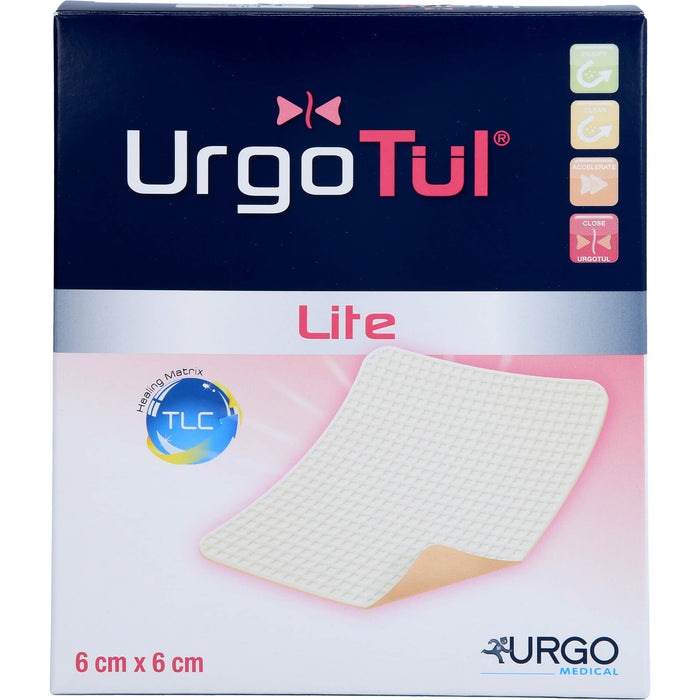 UrgoTül Lite 6 cm x 6 cm Verband, 5 St. Packung