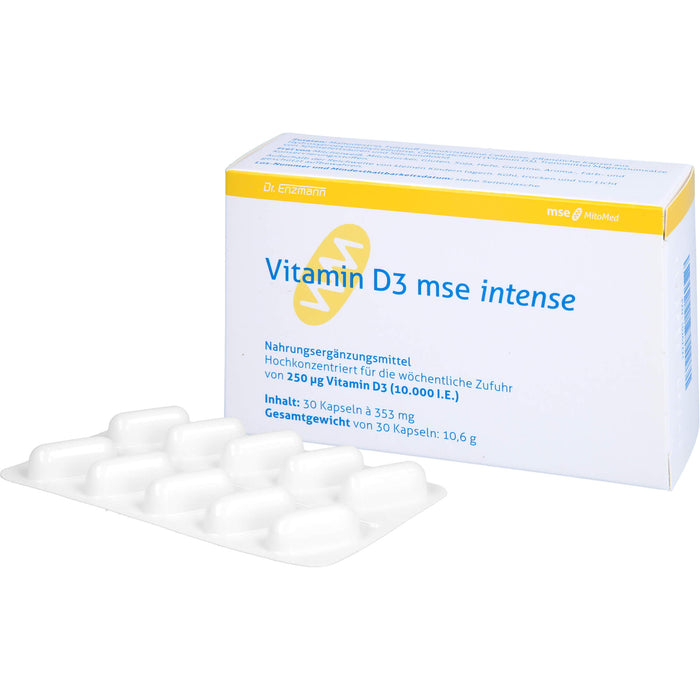 Vitamin D3 mse Intense Kapseln, 30 St. Kapseln