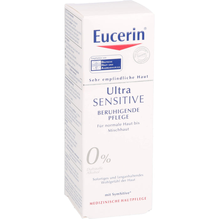 Eucerin UltraSensitive beruhigende Pflege für normale bis Mischhaut, 50 ml Cream