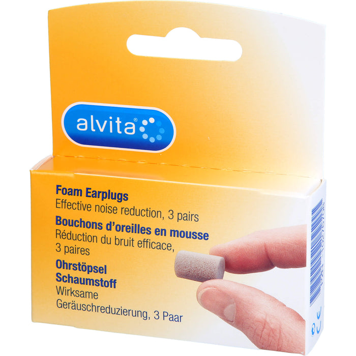 alvita Ohrstöpsel Schaumstoff, 5 pcs. Earplugs