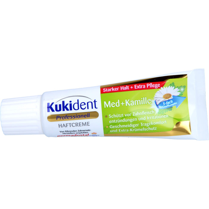 Kukident Haftcreme Med + Kamille extra starker Halt, 40 g Crème