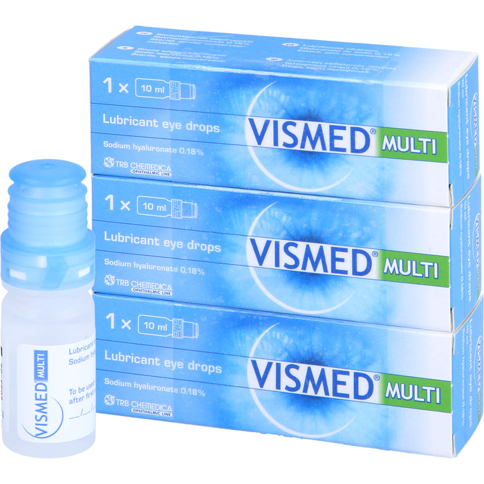 VISMED Multi Augentropfen zur Behandlung von trockenen Augen, 30 ml Solution